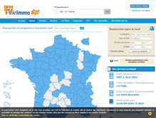 Tablet Screenshot of immo-neuf.lavieimmo.com
